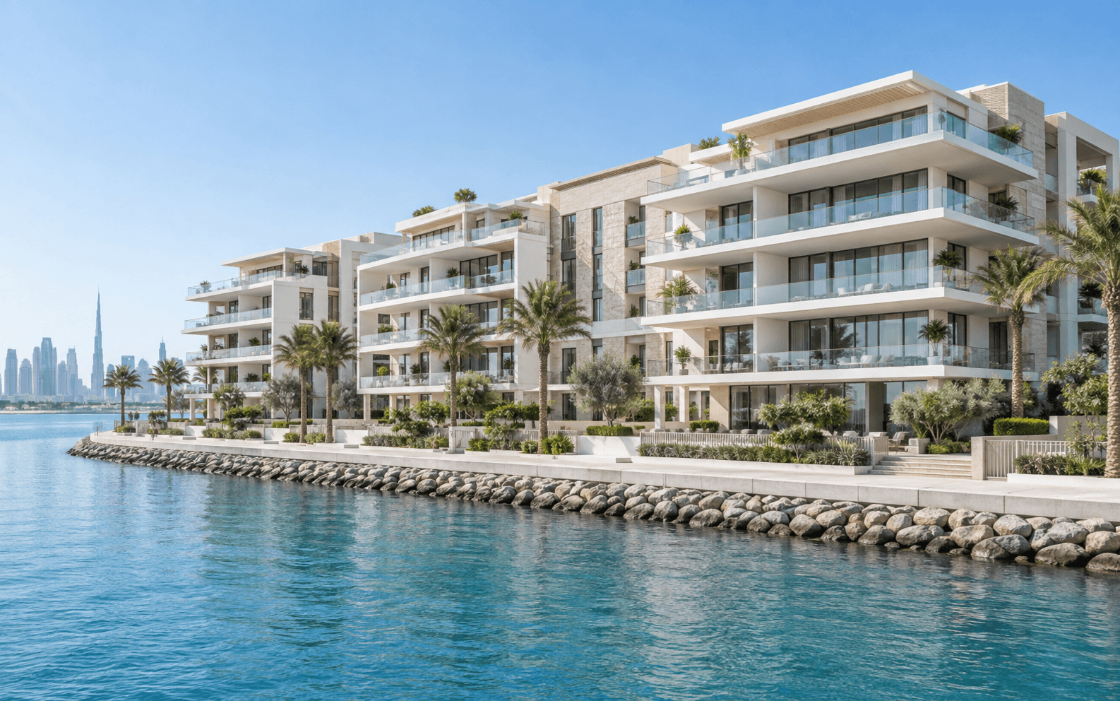 Illustrative apartment image; not an actual Waterfront Living listing